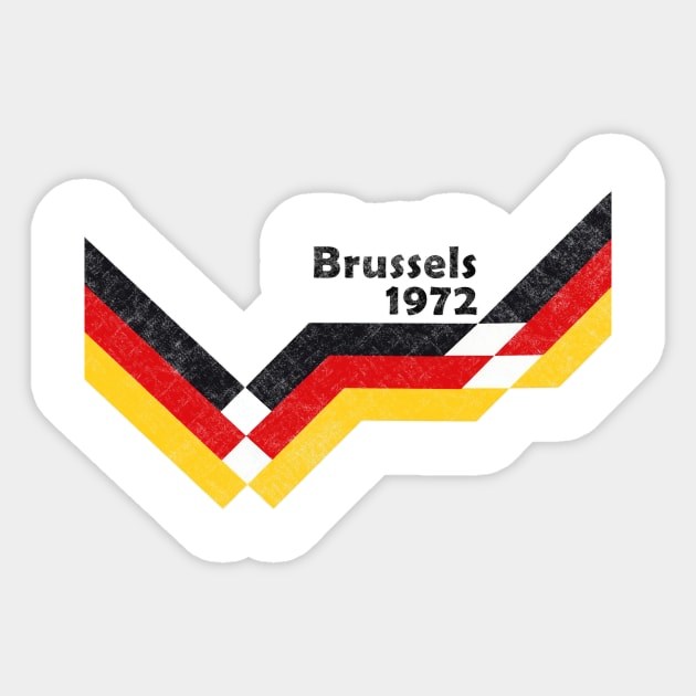 BRUSSELS 1972 - RETRO MEISTER Sticker by ShamSahid